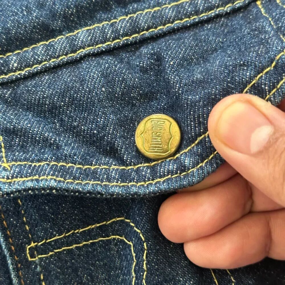 Vintage 50s Big Smith Type 2 Denim Jacket Size 40 - Picture 5 of 8